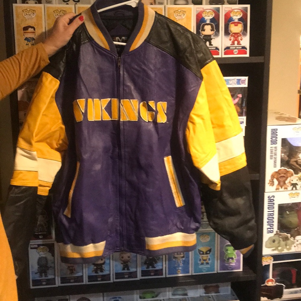 Vikings leather Jacket